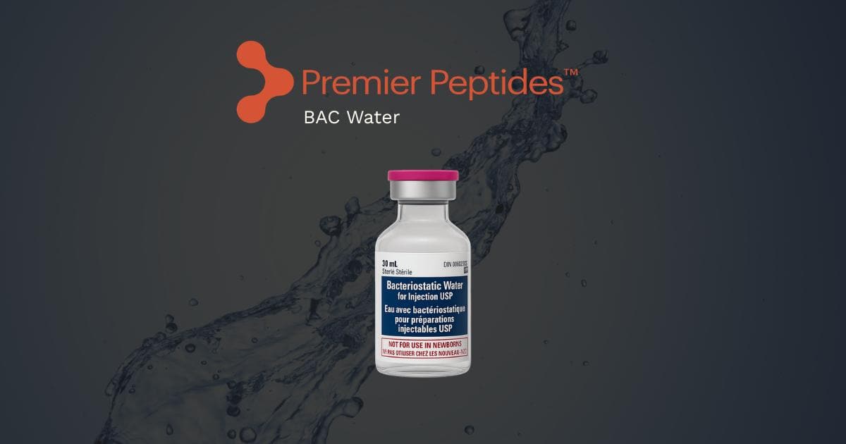 bac water canada Buy Bacteriostatic & Other Ancillaries BAC Water Canada | PremierPeptides